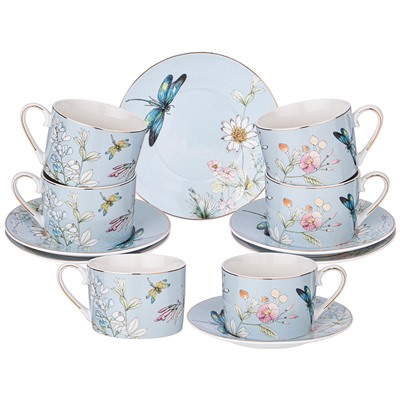 ЧАЙНЫЙ НАБОР LEFARD "БЛОССОМ" НА 6 ПЕР. 12 ПР. 250 МЛ (КОР=6НАБ.)