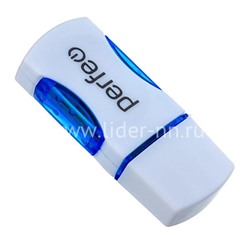 Картридер Perfeo (PF-VI-R024) для Micro SD (синий)