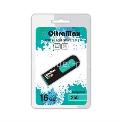 USB Flash 16GB Oltramax (250) бирюзовый