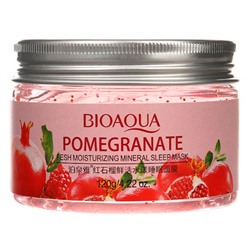Ночная маска для лица Bioaqua Pomegranate Fresh Mineral Sleep Mask Гранат 120 g