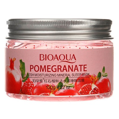Ночная маска для лица Bioaqua Pomegranate Fresh Mineral Sleep Mask Гранат 120 g