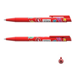 Ручка шариковая автоматическая ErichKrause ColorTouch Sweet love, узел 0.7 мм, чернила синие, резиновый держатель, тонкое письмо, покрытие Soft Touch