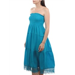 168 LT. BLUE Сарафан женский (100% хлопок)