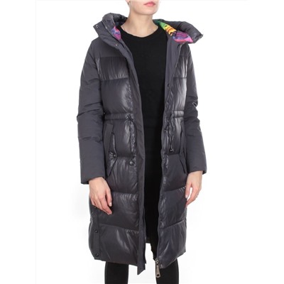 8986 DARK GRAY Пальто зимнее женское CORUSKY (200 гр. холлофайбера)
