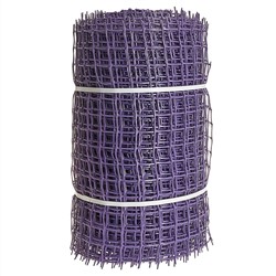 Сетка садовая пластиковая квадратная 33×33 мм, 0,5×20 м ПРОФИ фиолетовая