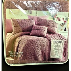 Вязаные пледы LINELLI ELEGANT Nirvana (Сиреневый) 220х240см