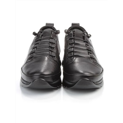 03-5020 BLACK Полуботинки женские (натуральная кожа)