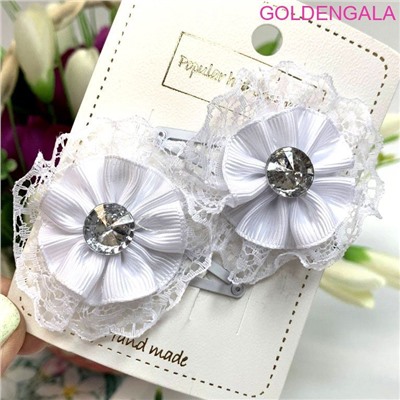 Детский зажим "Тик-так" Цветок 2 шт размер 5,5 см ТК12 тип 3