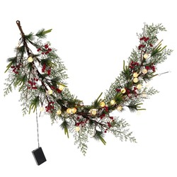 GAEM Изделие декоративное с подсветкой "Гирлянда" (3хАА, н/п), L119 W5 H28 см