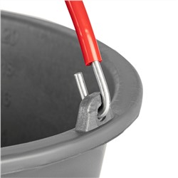 Ведро строительное пластмассовое 20 л, ударопрочное, обрезиненная ручка Matrix