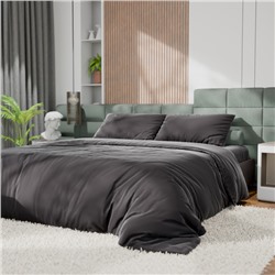 Постельное бельё Этель 2сп Tencel 180*210см, 220*245см, 50*70см-2шт, цвет чёрный