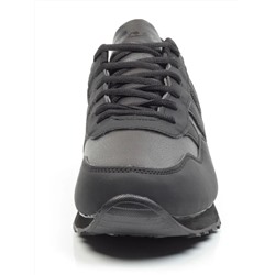 03-KK5505-5 BLACK Кроссовки зимние мужские (искусственные материалы)