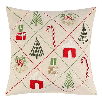 Чехол на подушку Christmas dreams из коллекции New Year Essential, 45х45 см