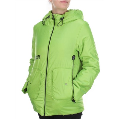 007 LIGHT GREEN Куртка демисезонная женская (100 гр. синтепон)