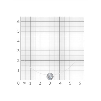Колье (леска) родированное фианит серебро 925*