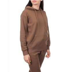 H108 BROWN Костюм спортивный женский (хлопок 90%, полиэстер 10%)