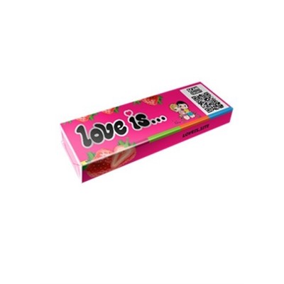 Жевательная конфета "Love is", клубника 24 шт
