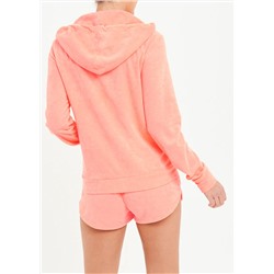 Neon Towelling Hoodie