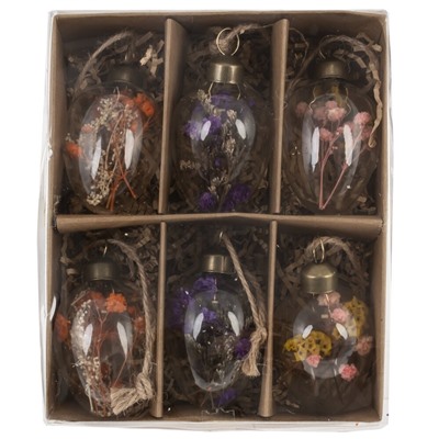 GAEM Набор из 6-ти изделий декоративных подвесных "Яйцо пасхальное" (4*6), L13 W16 H4 см