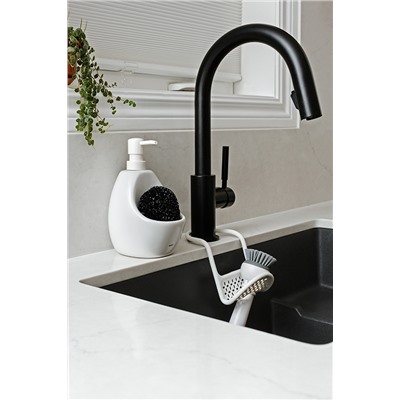 Диспенсер для мыла с подставкой для губки Joey, 590 мл, белый