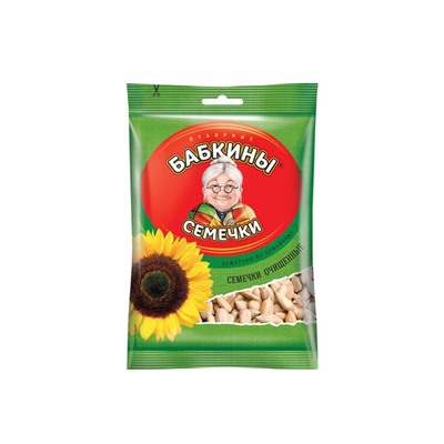 «Бабкины семечки», семечки жареные, очищенные, 100 г