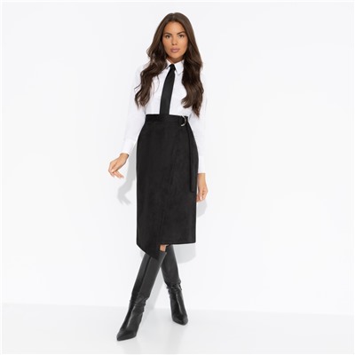 Юбка из мягкой замши, Дерзкие фантазии (чёрная)