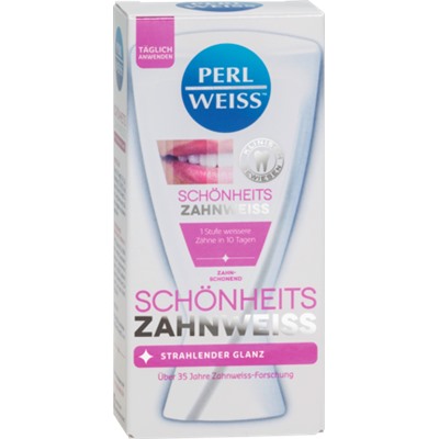 Perl Weiss Schoenheits-Zahnweiss Зубная паста для сияющей белизны зубов, 50 мл