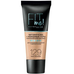 2 Maybelline Тональный крем ФИТ МИ 129 темно песочный             СКИДКА               срок до 10,22
