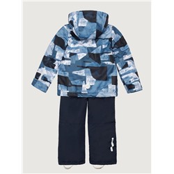 Комплект утеплённый для мальчика NIKASTYLE 7м1325 Джинс неви