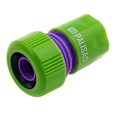 Соединитель пластмассовый, быстросъемный для шланга 3/4 Palisad