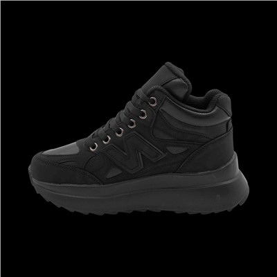 Кроссовки на меху В941-1 черные