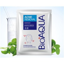 Маска на тканевой основе для проблемной кожи Анти-Акне, 30 гр. / BIOAQUA