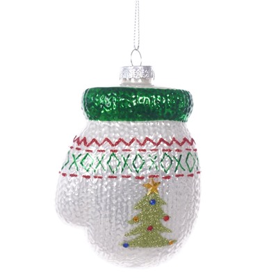 Украшение новогоднее "Варежка", L8 W4 H11,5 см