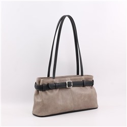 Сумка 216 македония тауп+черный НОВИНКА