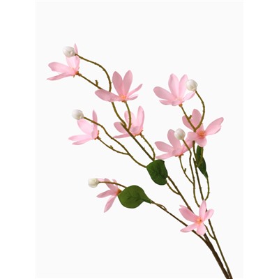 Цветы искусственные «Белоцветник шелковый», 74×4 см, розовые