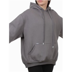 2610 GRAY Толстовка женская (85% хлопок, 10% полиэстер, 5% спандекс)