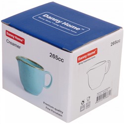 Молочник керамический 265мл "Tiffany Blue" 12,5*8,3*8,4см