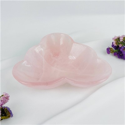 Радуга Самоцветов Чаша из мадагаскарского Розового кварца