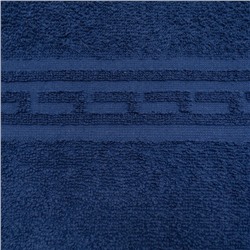 Полотенце Ocean 70х130см, синий, махра, 360г/м, хлопок 100%