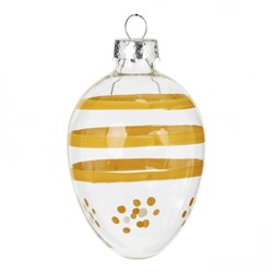 Набор из 6-ти изделий декоративных подвесных "Яйцо" (4*6,5), L14 W14 H4,5 см