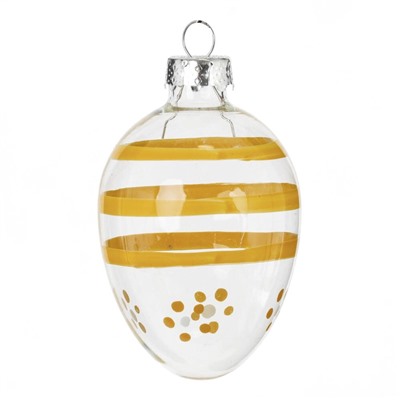 Набор из 6-ти изделий декоративных подвесных "Яйцо" (4*6,5), L14 W14 H4,5 см