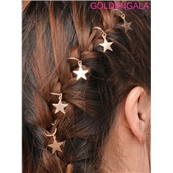 Пирсинг для волос колечки для волос многоразовые 5 шт С9