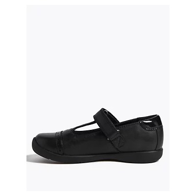 Kids’ Leather T-Bar School Shoes (8 Small - 1 Large)