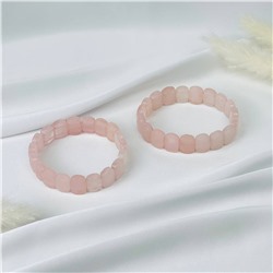 Радуга Самоцветов Браслет из Розового кварца