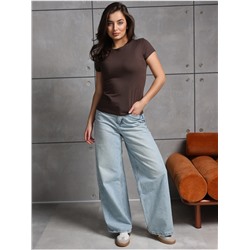 Футболка "Скимс" Шоколад Женская