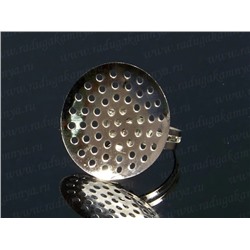 Основа для кольца, 25*5мм, цв.серебро