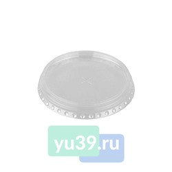 Крышка для бумажного контейнера, d=121мм, прозрачная, 1/50