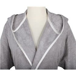 Халат Велюровый Женский (M) Ecosoft Gri Bayan Bornoz Medium - EcoCotton