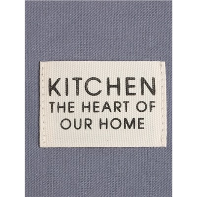 Фартук Этель Kitchen 60х70 см, цв. синий, 100% хл, саржа 220 г/м2