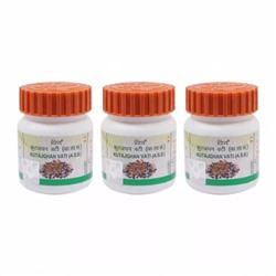 Набор Кутаджгхан Вати (3 x 80 таб, 250 мг), Kutajghan Vati Set, произв. Patanjali